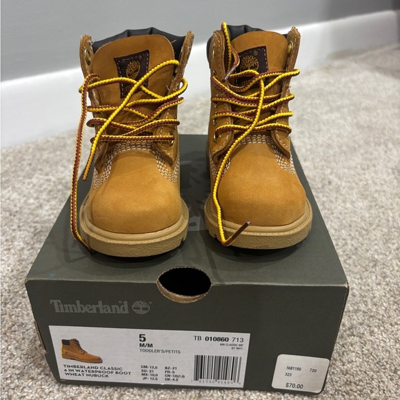 Timberland Other - NIB TIMBERLAND CLASSIC 6 IN WATERPROOF BOOT WHEAT NUBUCK Toddler 5
